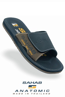 SAHAB 543MK-1 DK BLUE тапочки мужские
